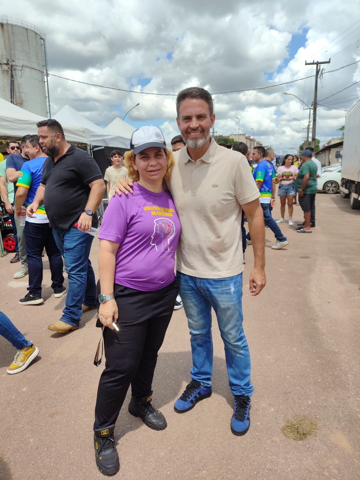 Rosania e Prefeito Leo Moraes